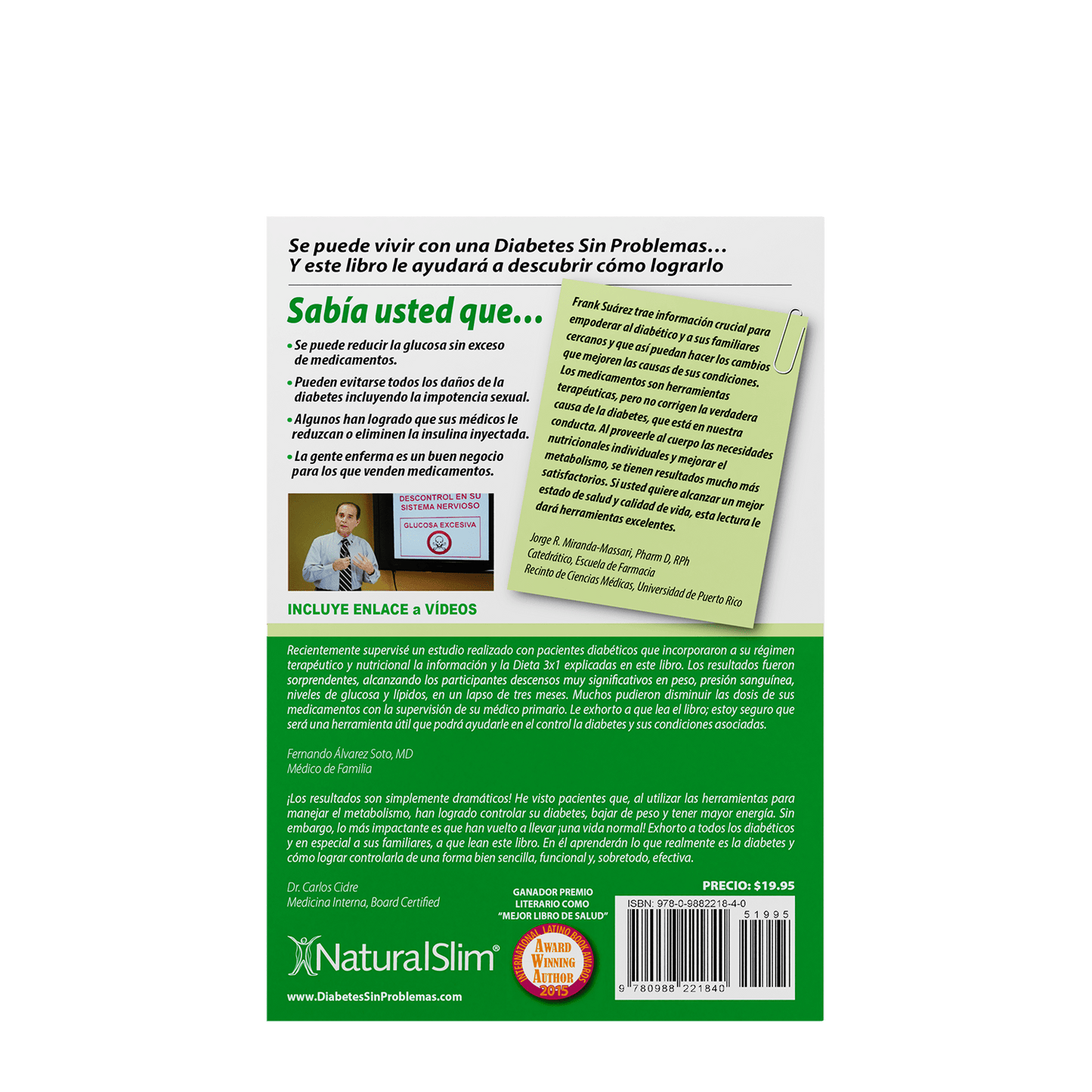 Libro Diabetes Sin Problemas - NaturalSlim USA