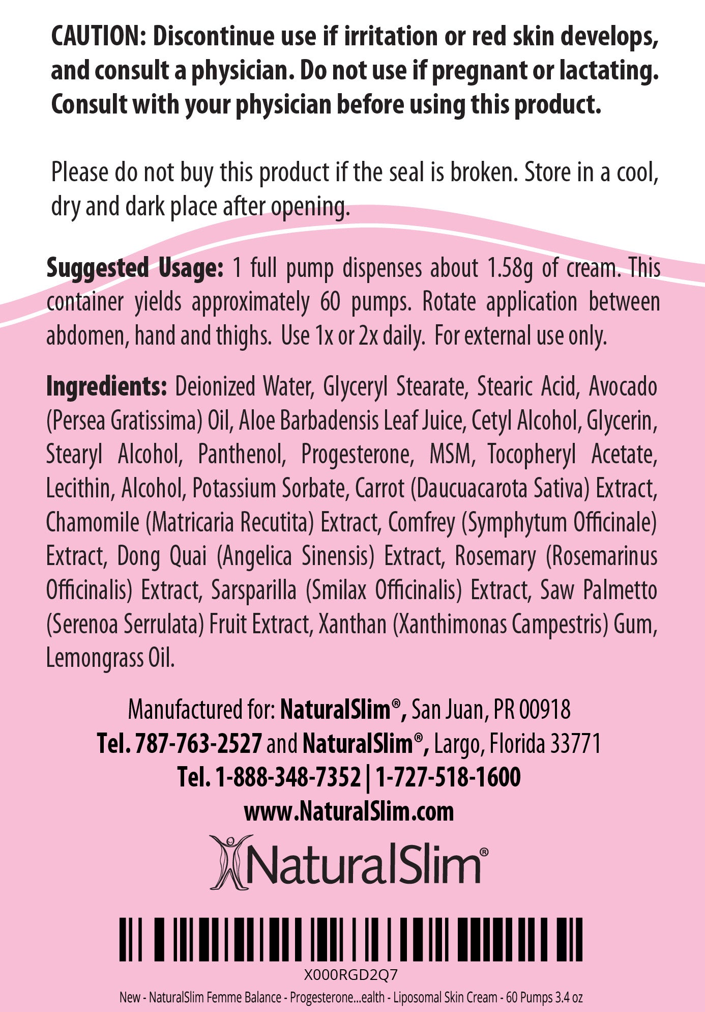 Femme Balance™ | Liposomal Skin Cream