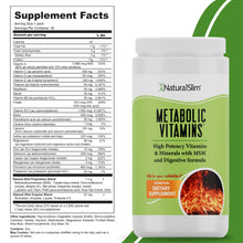 Cargar imagen en el visor de la galería, Metabolic Vitamins® | Vitaminas Potentes | Multivitaminas y Minerales, Complejo B con Niacina (B3)