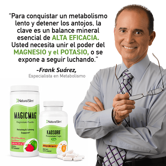 Dúo Dinámico (MagicMag® & Kadsorb®) | Magnesio y Potasio - NaturalSlim USA