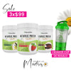 3 Batidas Metabolic Protein® Collagen (Endulzada con Monkfruit y con Colágeno) + Shaker de Regalo