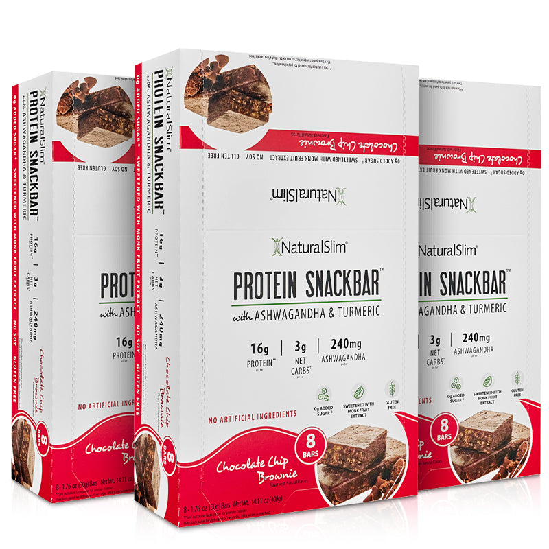 NaturalSlim® Protein Snackbar™ Chocolate Chip Brownie | Barras de proteína