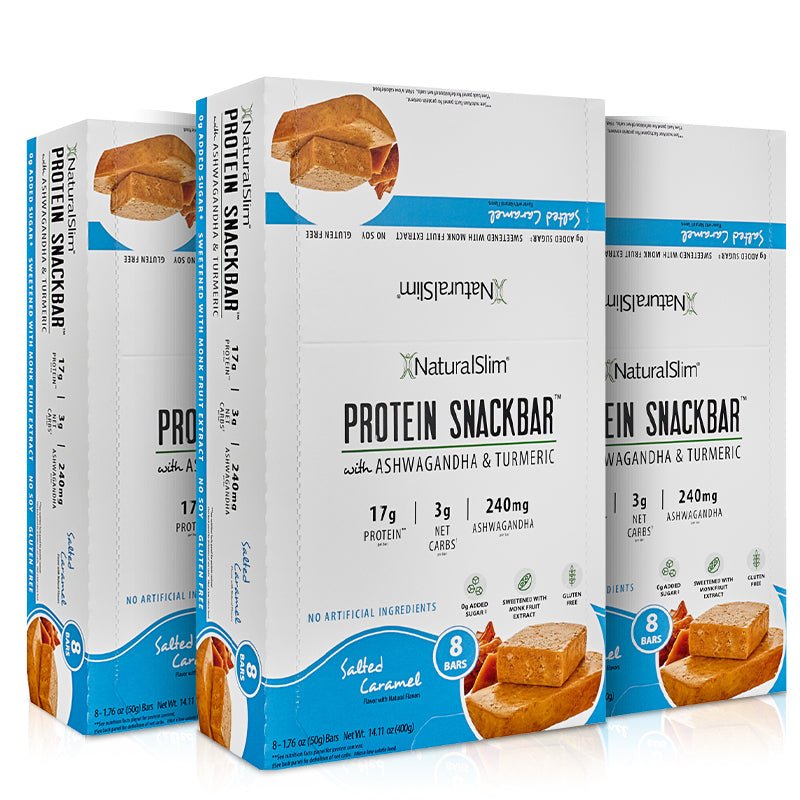 NaturalSlim® Protein Snackbar™ Salted Caramel | Barras de proteína - NaturalSlim USA