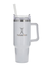 Cargar imagen en el visor de la galería, NaturalSlim®️ Tumbler (White) | Vaso térmico de acero inoxidable | 40 oz
