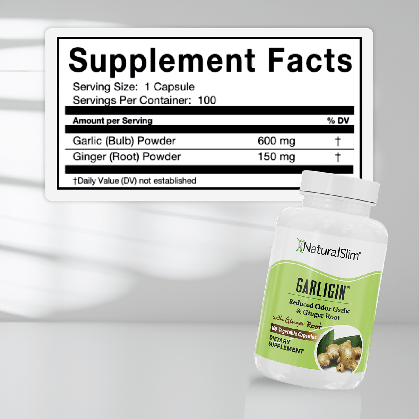 Garligin® | Mezcla de Ajo y Jengibre *Sistema Inmune - NaturalSlim USA