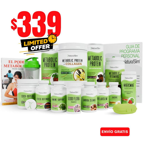 Programa Personal de NaturalSlim® (ESPAÑOL) | El Programa Completo Para Perder Grasa y Mejorar tu Metabolismo de Forma Saludable