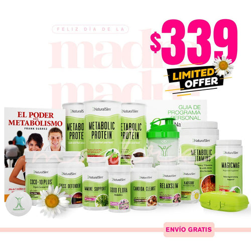 Programa Personal de NaturalSlim® (ESPAÑOL) | El Programa Completo Para Perder Grasa y Mejorar tu Metabolismo de Forma Saludable