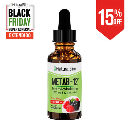 METAB-12® Berry Liquid Vitamin B-12 (methylcobalamin) + Vitamin D