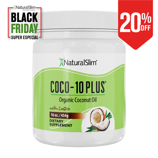 Coconut-10 Plus® | Coconut Oil with CoQ10