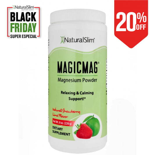 MagicMag® Fresa-Limón | Suplemento de Magnesio | Apoyo Relajante y Calmante