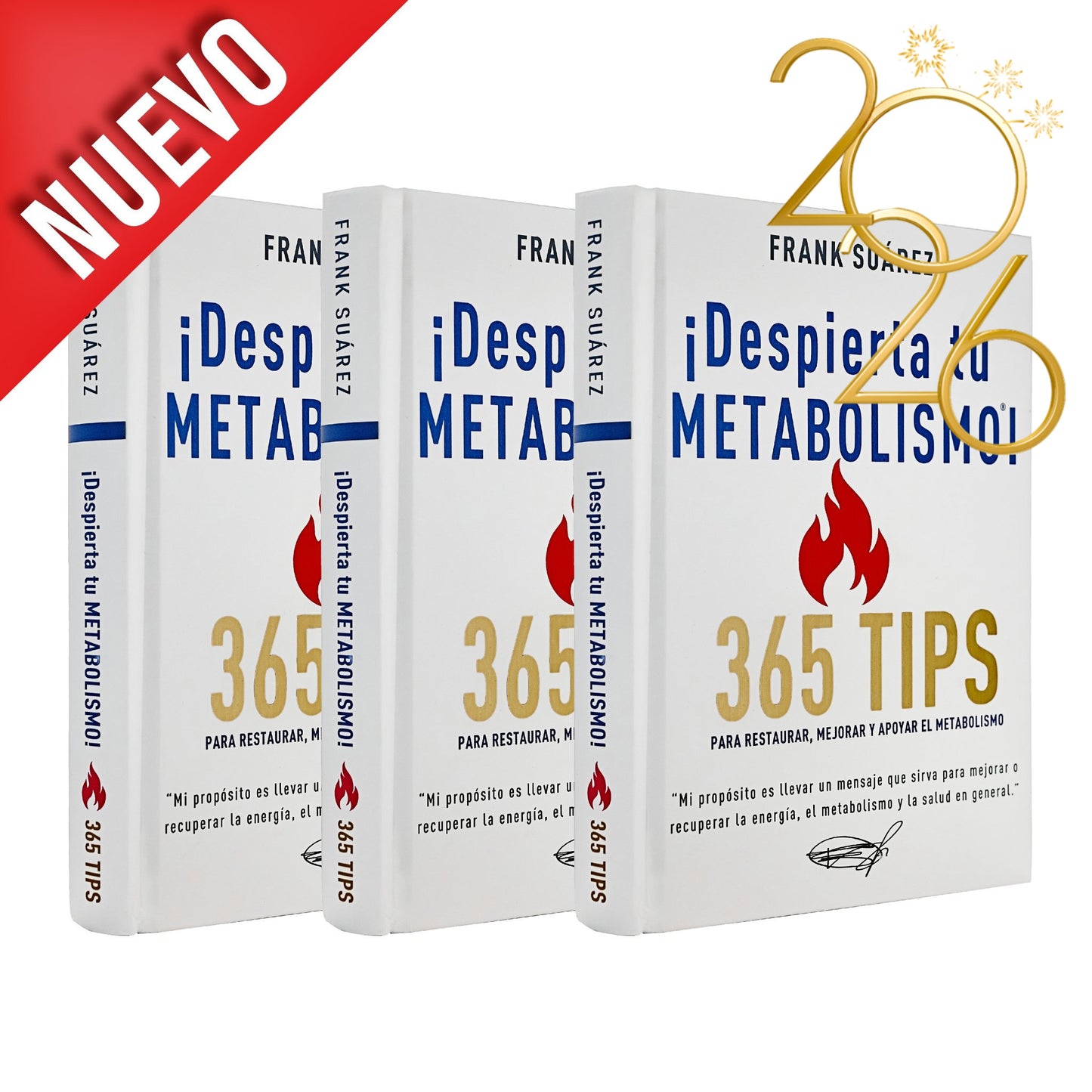 Pack Especial: 3 Libros de ¡Despierta tu Metabolismo! 365 Tips para Restaurar, Mejorar y Apoyar tu Metabolismo - El Regalo Perfecto para tu Bienestar - NaturalSlim USA