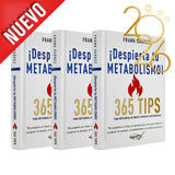 Pack Especial: 3 Libros de ¡Despierta tu Metabolismo! 365 Tips para Restaurar, Mejorar y Apoyar tu Metabolismo - El Regalo Perfecto para tu Bienestar - NaturalSlim USA