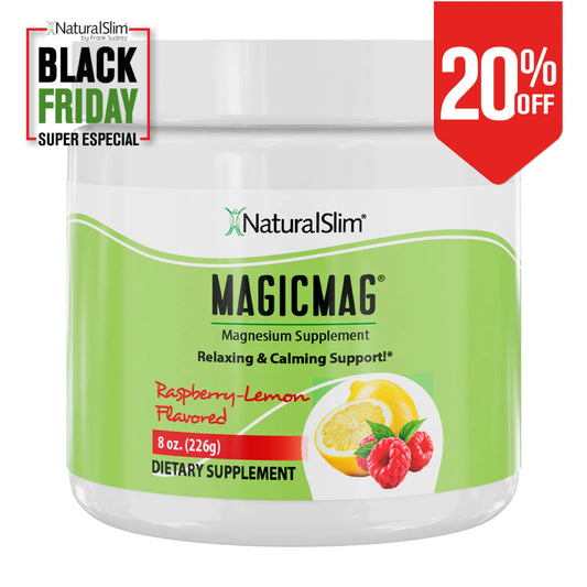 MagicMag® Raspberry-Lemon : Magnesium Supplement : Relaxing and Soothing Support