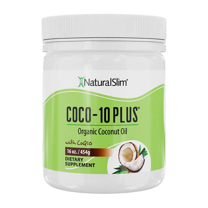 Coco - 10 Plus® | Aceite de Coco con CoQ10 - NaturalSlim USA
