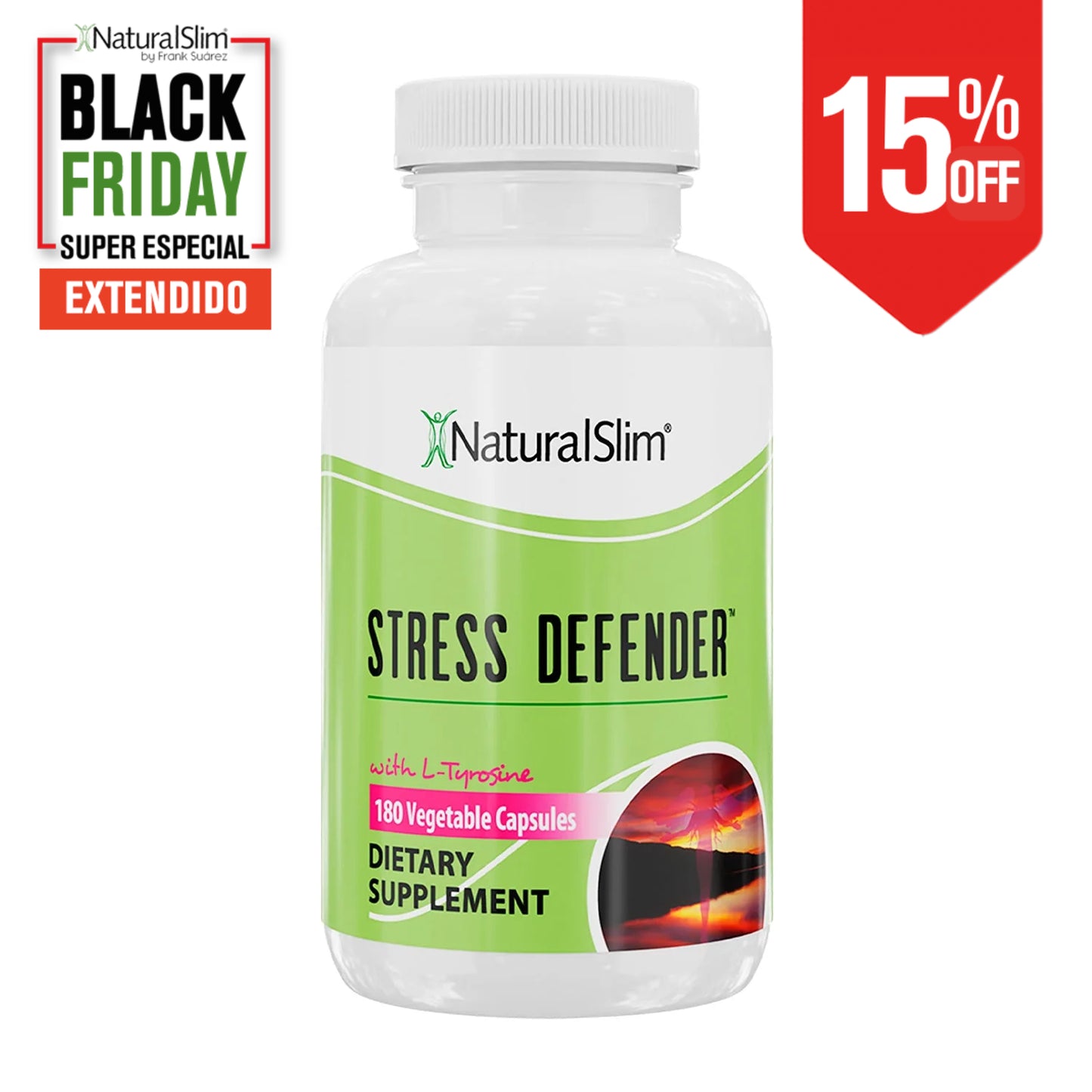 Stress Defender® |  Con Vitamina B5 y L-Tirosina