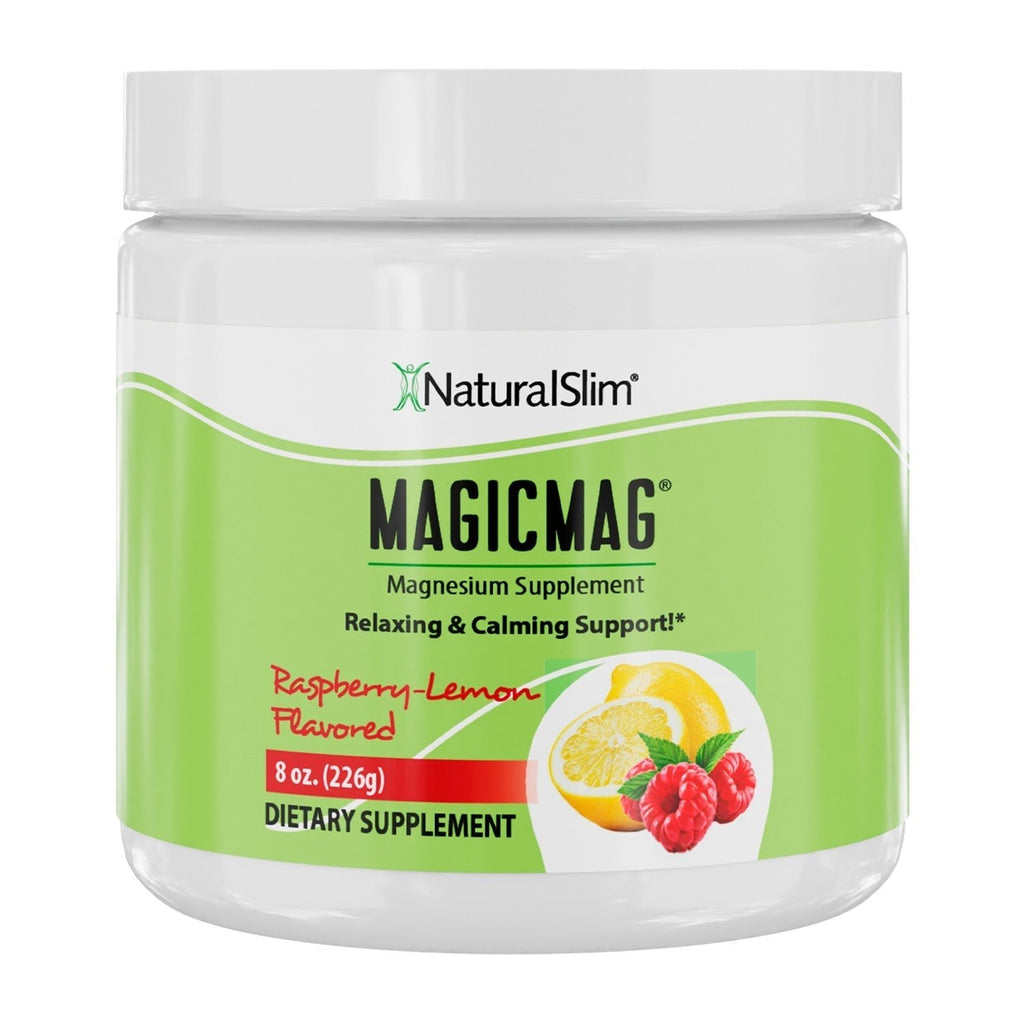 MagicMag® Frambuesa - Limón | Suplemento de Magnesio | Apoyo Relajante y Calmante - NaturalSlim USA
