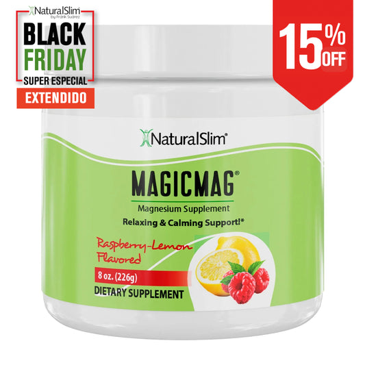 MagicMag® Frambuesa-Limón | Suplemento de Magnesio | Apoyo Relajante y Calmante