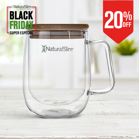 NaturalSlim double-walled glass mug®