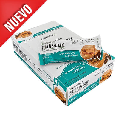 NaturalSlim® Protein Snackbar™ Chocolate Chip Cookie Dough | Barras de proteína - NaturalSlim USA