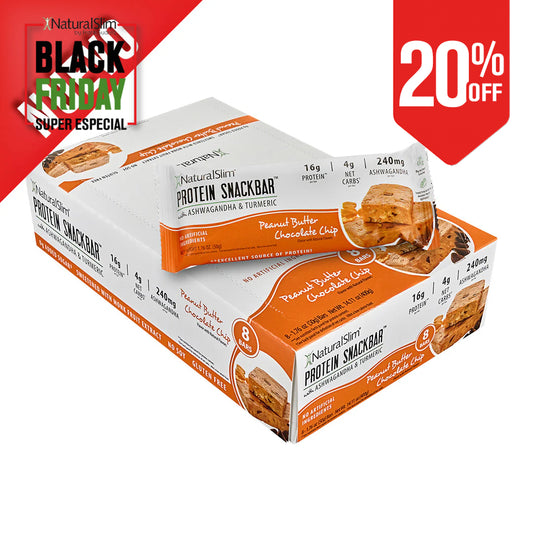 NaturalSlim® Protein Snackbar™ Peanut Butter Chocolate Chip | Protein Bars