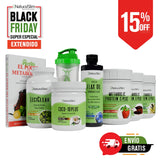 Kit Súper Batida Mañanera C Plus - 3 Frascos de Batida C Plus, Coco-10 Plus®, FlaxOil, LeciClean®, Libro de Recetas + Shaker de Regalo | Envío GRATIS