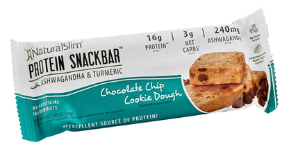 NaturalSlim® Protein Snackbar™ Chocolate Chip Cookie Dough | Barras de proteína - NaturalSlim USA