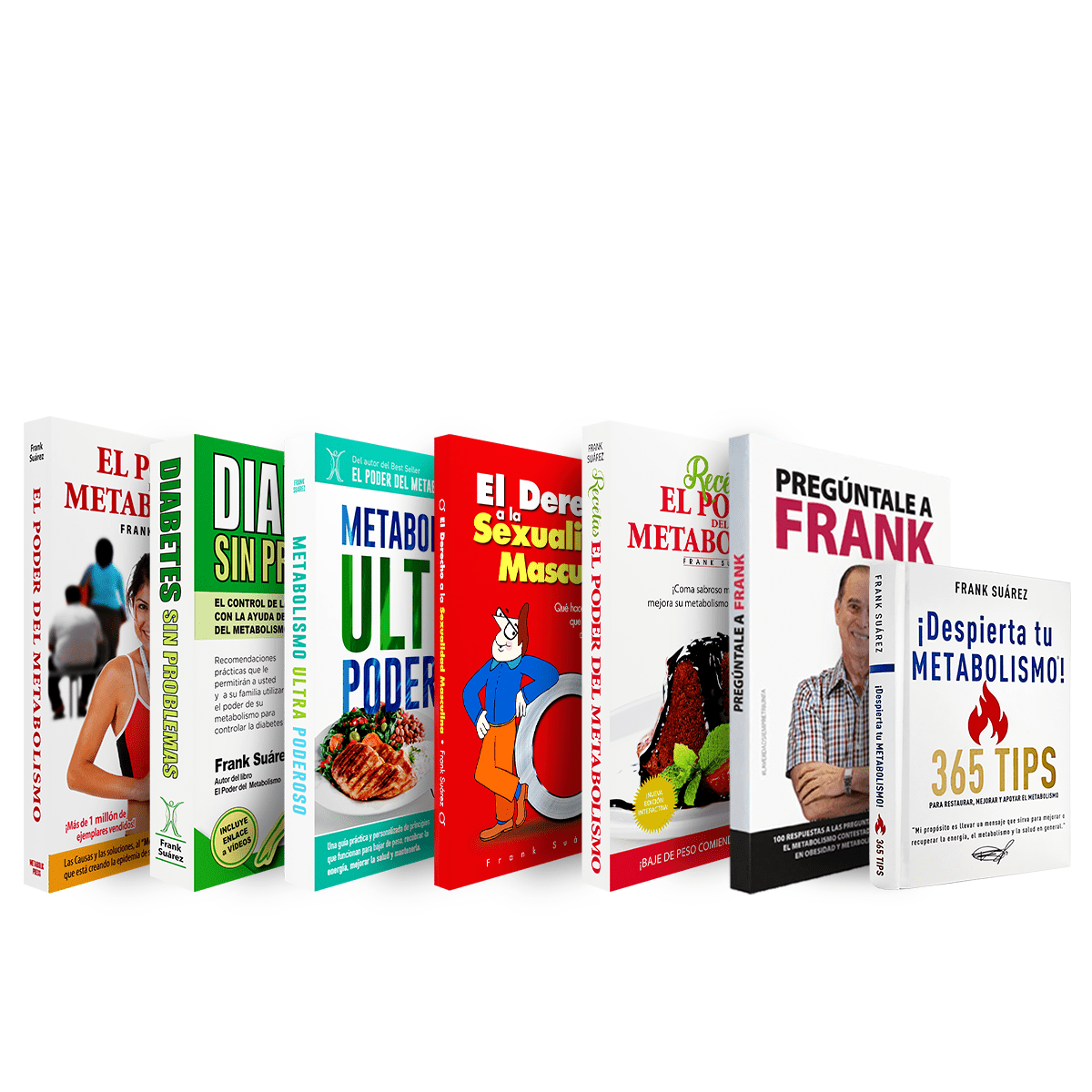 Colección de Libros de Frank Suárez | Envío Gratis - NaturalSlim USA