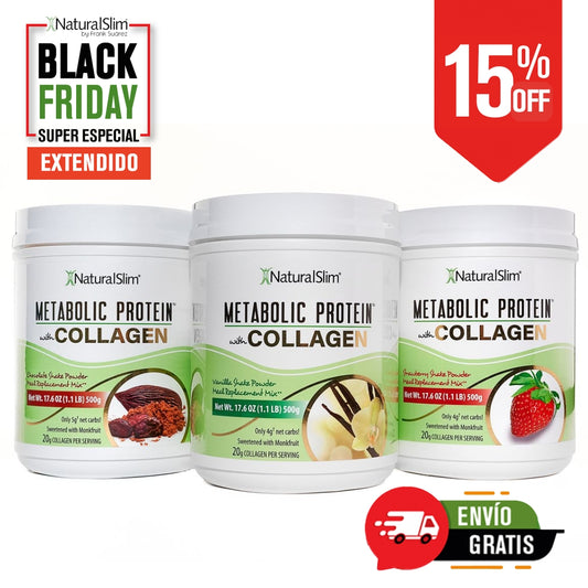 3 Metabolic Protein Collagen™ | Envío GRATIS