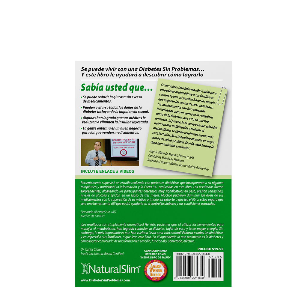 Libro Diabetes Sin Problemas - NaturalSlim USA