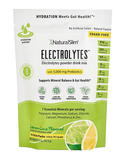 NaturalSlim Electrolytes™ Lemon - Lime - NaturalSlim USA