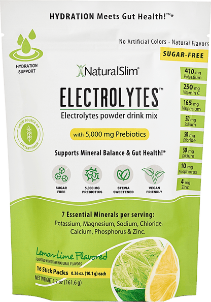 NaturalSlim Electrolytes™ Lemon - Lime - NaturalSlim USA