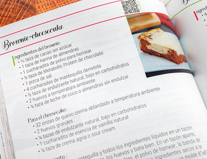 Libro Recetas El Poder del Metabolismo - Nueva Edición Interactiva - NaturalSlim USA