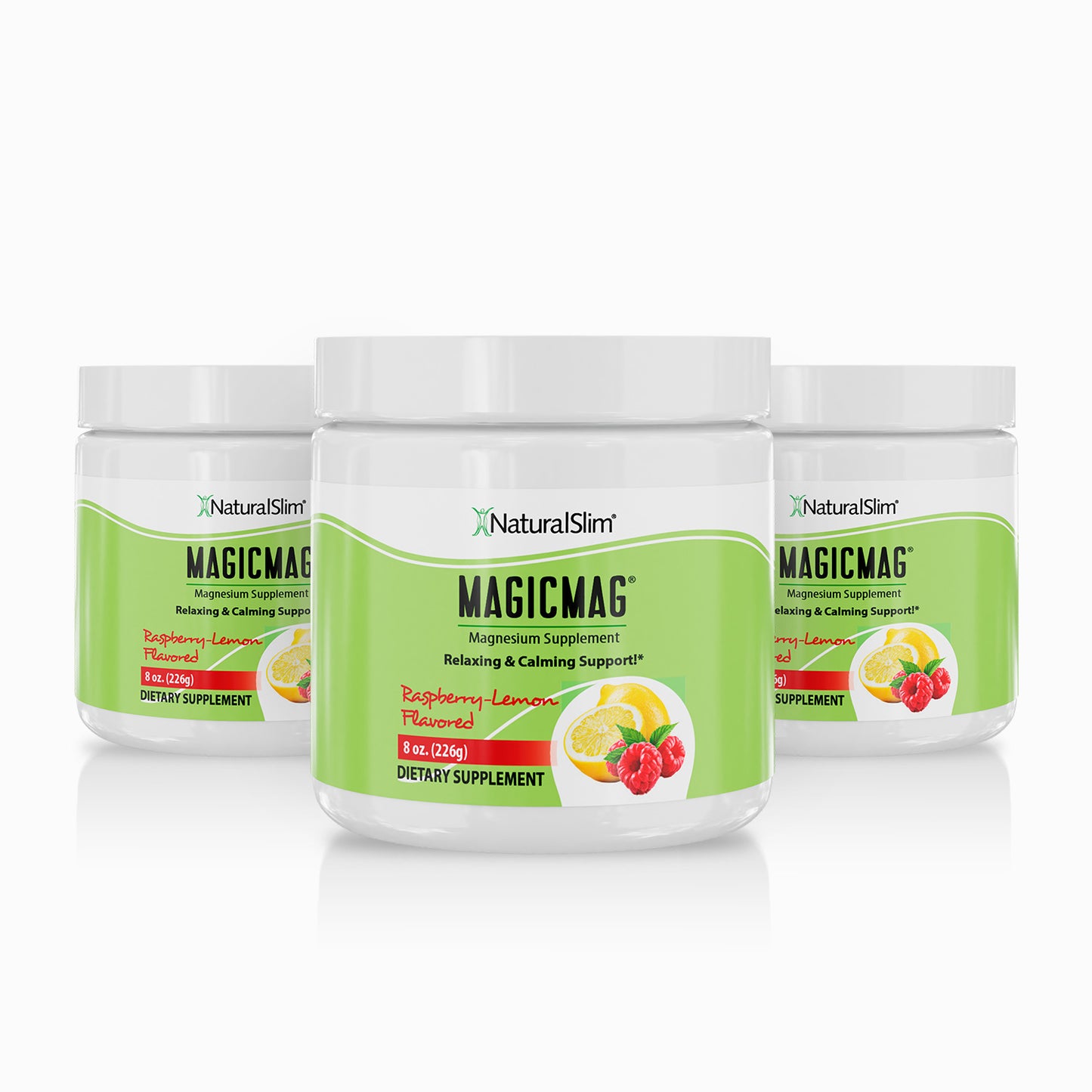 MagicMag® Raspberry-Lemon : Magnesium Supplement : Relaxing and Soothing Support