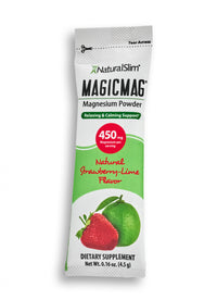OFERTA ESPECIAL: Compra 3 Magic Mag Stick Packs y recibe un mug de cristal ¡GRATIS! | Viaje-Travel | Fresa-Limón | Suplemento Citrato de Magnesio