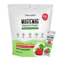 OFERTA ESPECIAL: Compra 3 Magic Mag Stick Packs y recibe un mug de cristal ¡GRATIS! | Viaje-Travel | Fresa-Limón | Suplemento Citrato de Magnesio