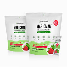 Load image into Gallery viewer, MAGICMAG® Stick Packs | Travel | Strawberry-Lime | Magnesium Citrate Supplement | Relaxing and Calming Support*