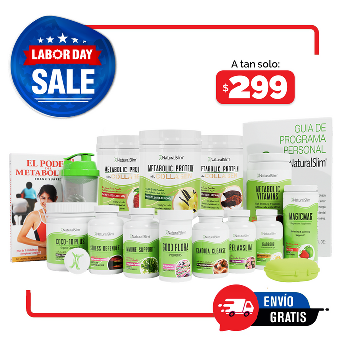 Programa Personal de NaturalSlim® (ESPAÑOL) | El Programa Completo Para Perder Grasa y Mejorar tu Metabolismo de Forma Saludable