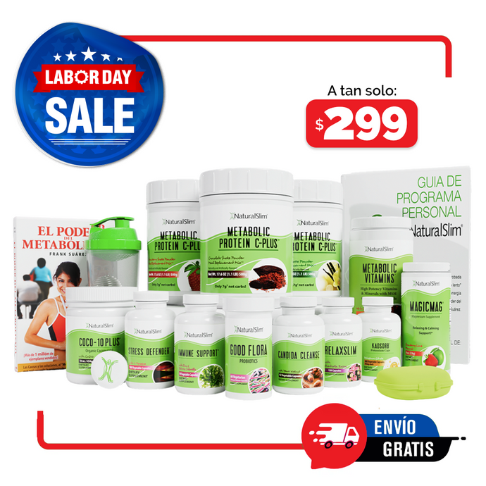 Programa Personal de NaturalSlim® (ESPAÑOL) | El Programa Completo Para Perder Grasa y Mejorar tu Metabolismo de Forma Saludable