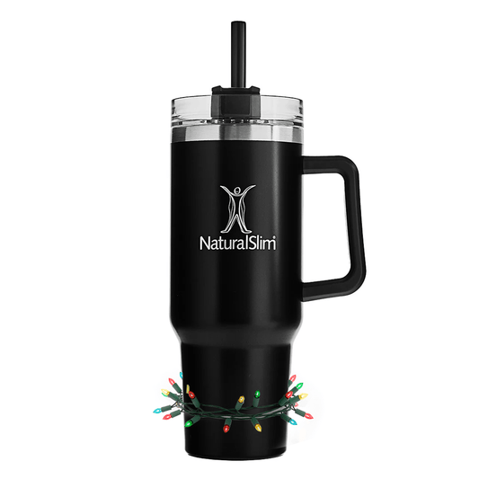 NaturalSlim®️ Tumbler (Limited Edition) | Vaso térmico de acero inoxidable | 40 oz - NaturalSlim USA