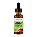 METAB - 12® Berry Liquid Vitamin B - 12 (methylcobalamin) + Vitamin D - NaturalSlim USA