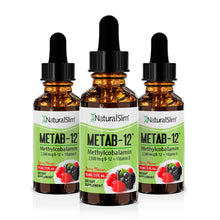 Cargar imagen en el visor de la galería, METAB-12® Berry Liquid Vitamin B-12 (methylcobalamin) + Vitamin D