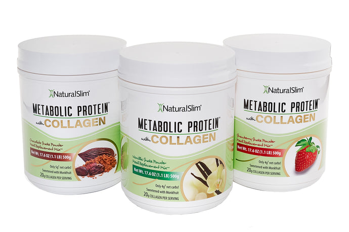 3 Batidas Metabolic Protein Collagen™ (Endulzada con Monkfruit y con Colágeno)