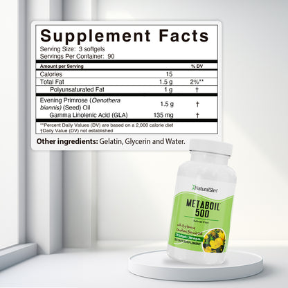 MetabOil 500® | GLA | Quemador de Grasa - NaturalSlim USA