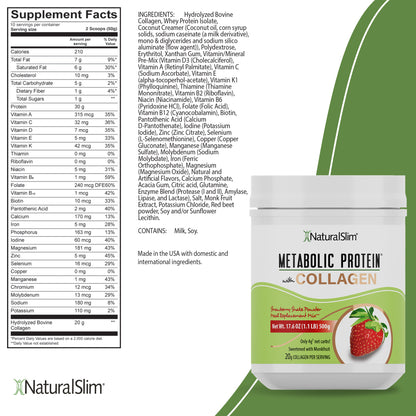 Kit Súper Batida Mañanera Collagen - 3 Batidas Metabolic Protein® Collagen, Coco - 10 Plus®, FlaxOil, LeciClean®, Libro de Recetas + Shaker de Regalo | Envío GRATIS - NaturalSlim USA