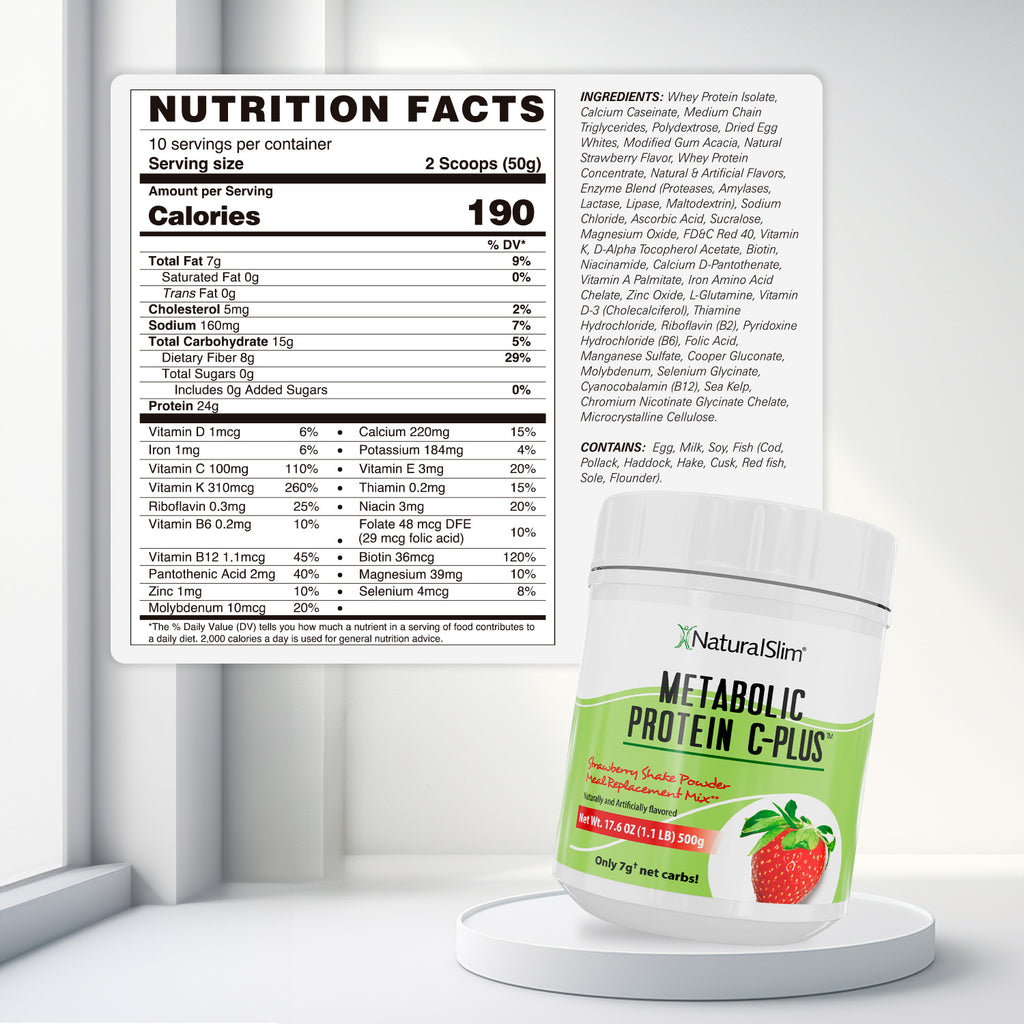 METABOLIC PROTEIN® C - PLUS FRESA - NaturalSlim USA