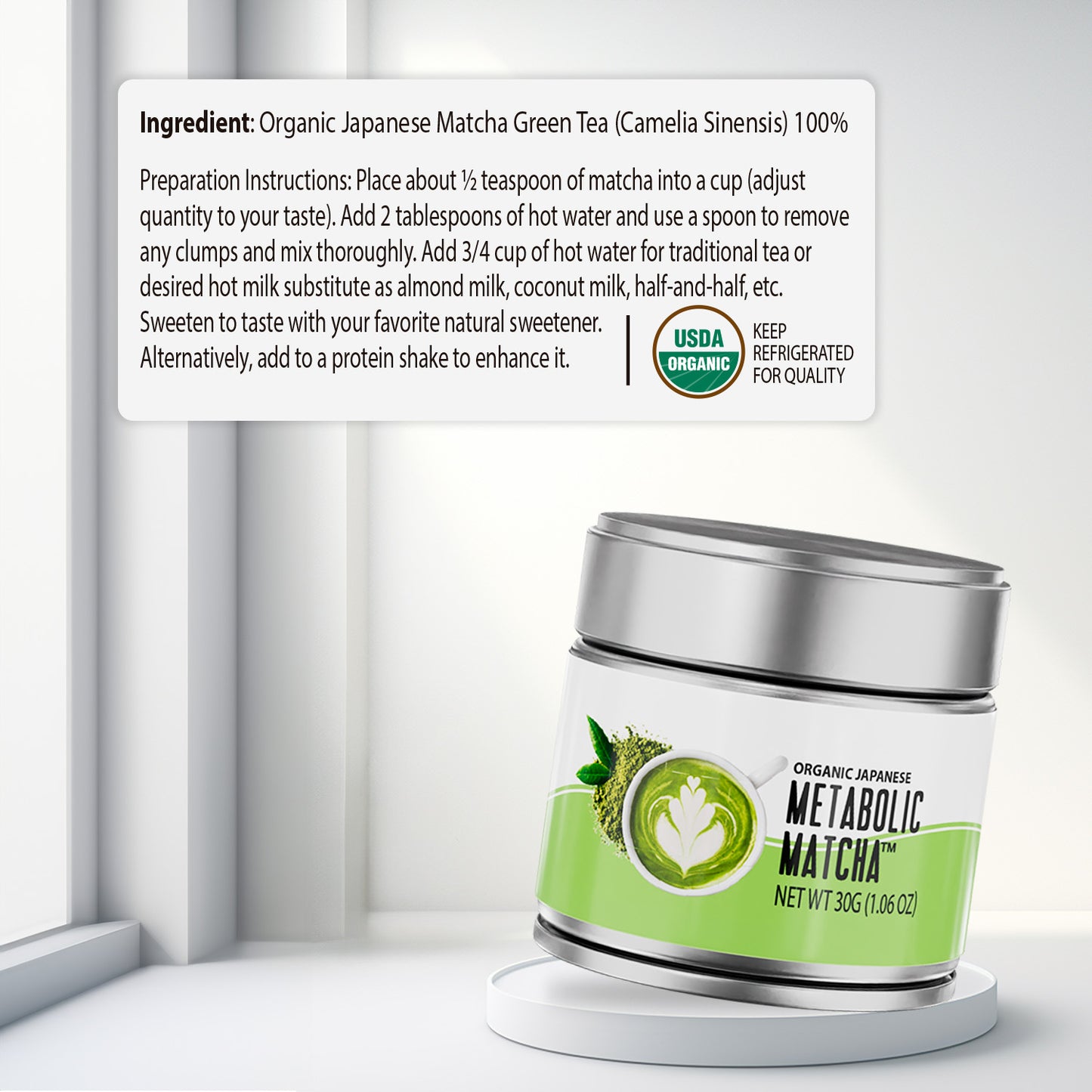 Metabolic Matcha® Tea : Organic Matcha Tea