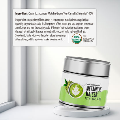 Metabolic Matcha® Tea | Té Matcha Orgánico - NaturalSlim USA