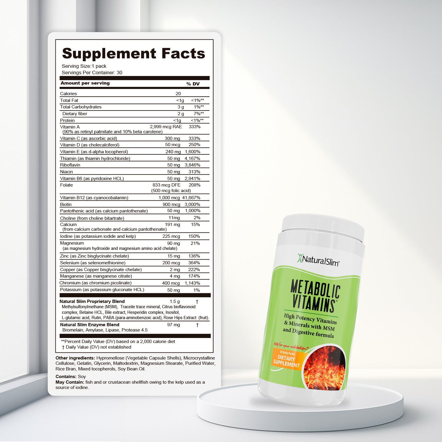 Kit Restock Energía & Metabolismo Natural - NaturalSlim USA