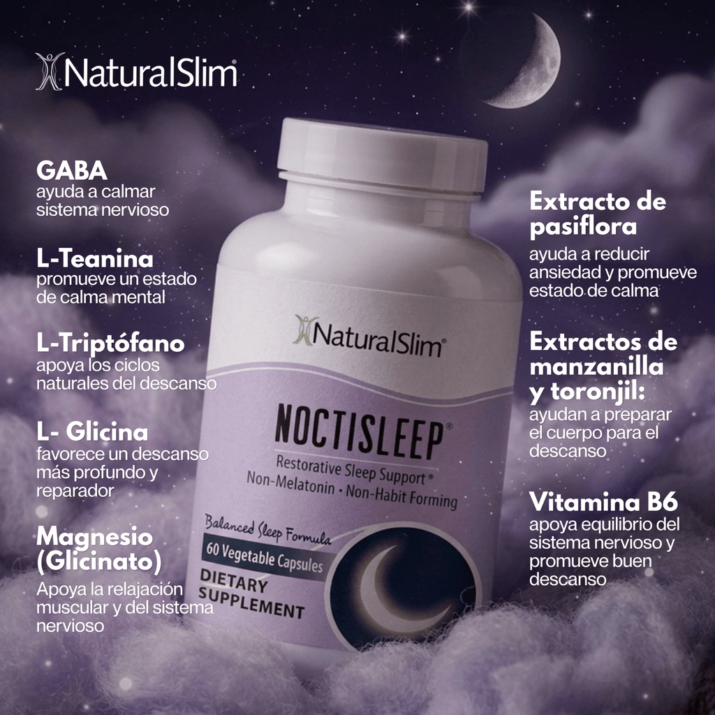 NoctiSleep | Apoyo equilibrado para un sueño reparador - NaturalSlim USA