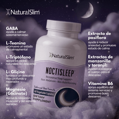 NoctiSleep | Apoyo equilibrado para un sueño reparador - NaturalSlim USA